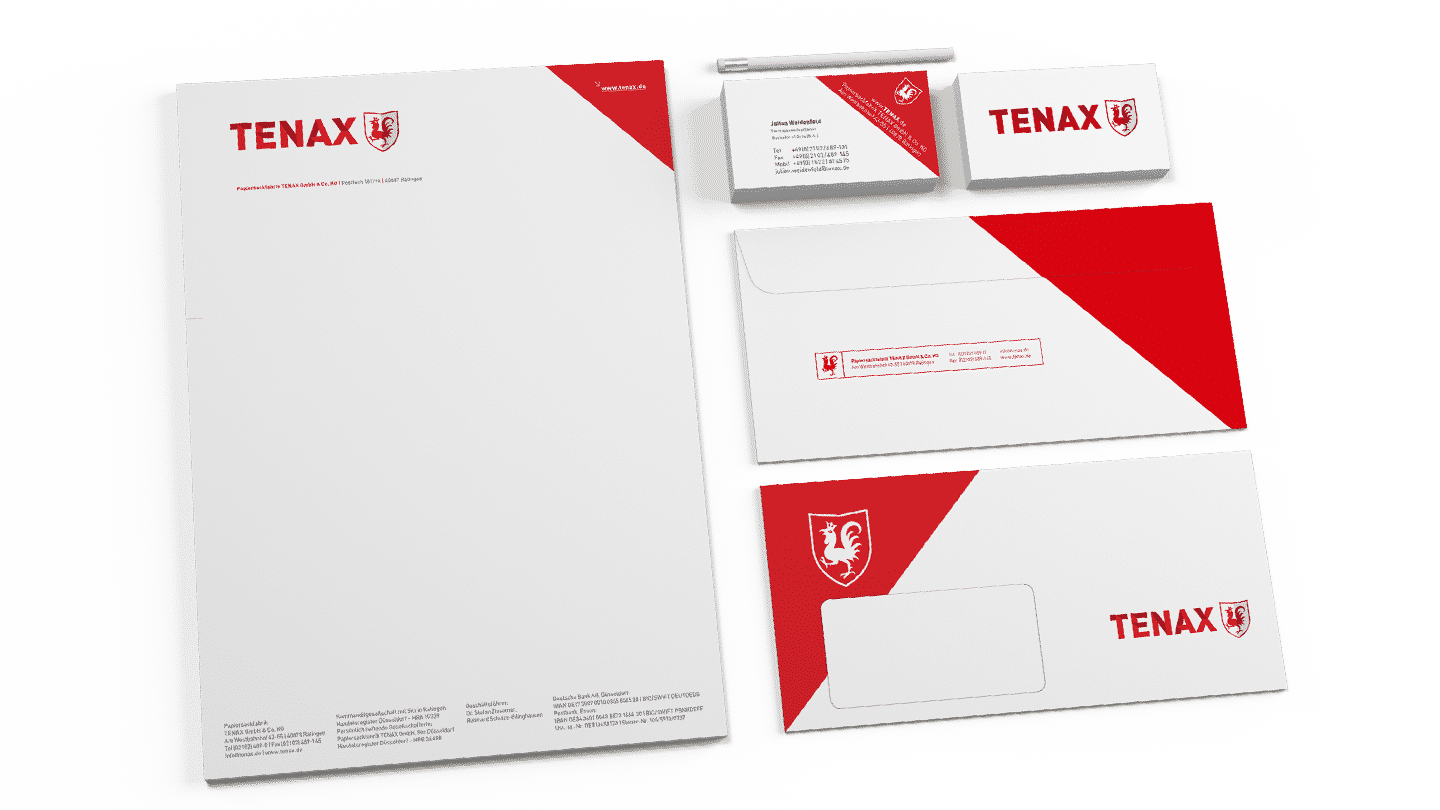 Geschäftsausstattung Tenax