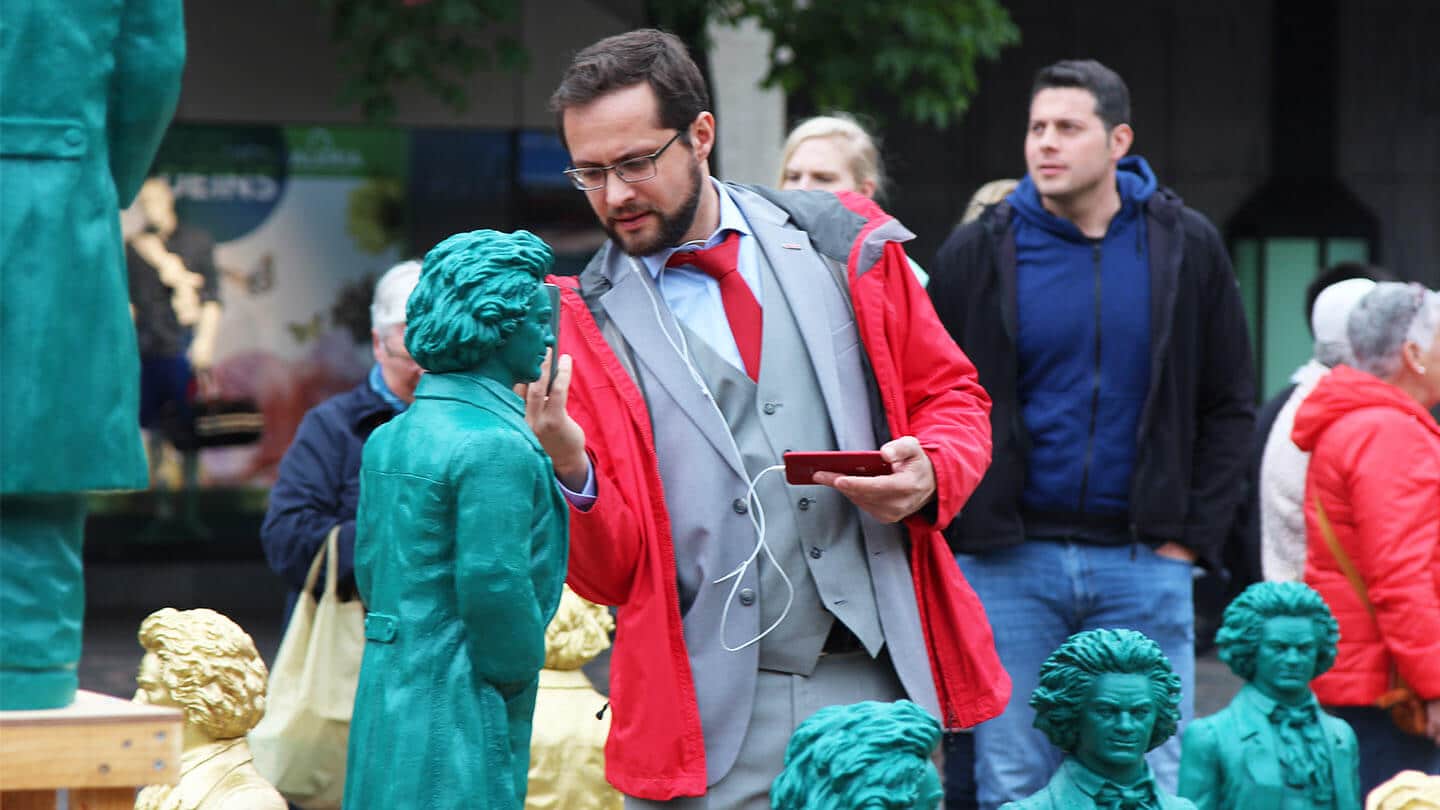 Beethoven Statuen Bonn Pressearbeit