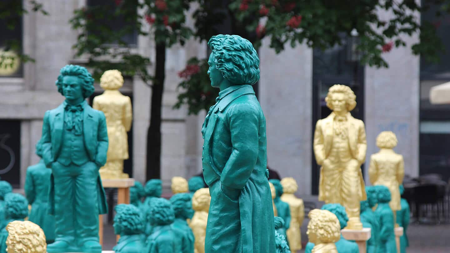 Beethoven Statuen Bonn Pressearbeit