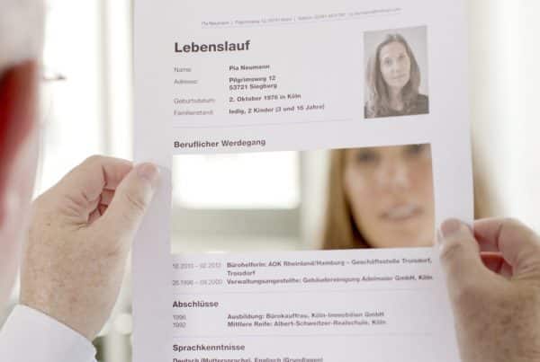 Mut zur Lücke Kampagne Jobcenter Bonn Lebenslauf