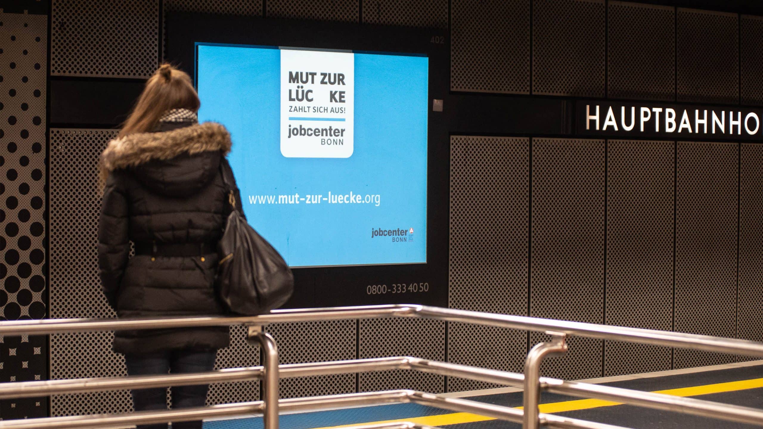Mut zur Lücke LED Werbescreens