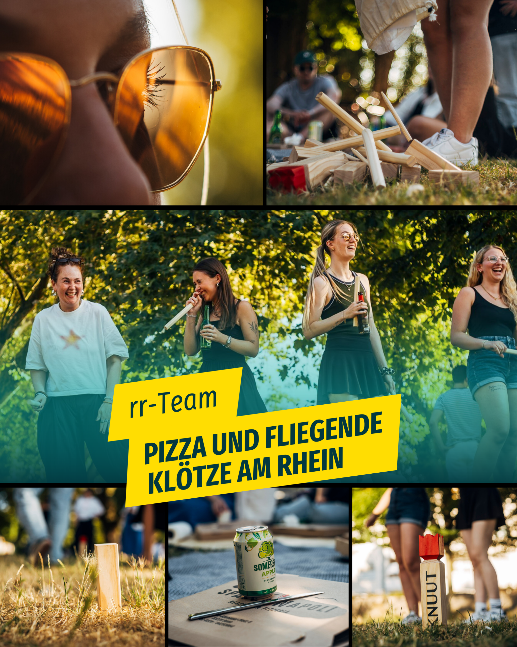 Teamabend am Rhein: Wenn der Terminkalender endlich mitspielt
